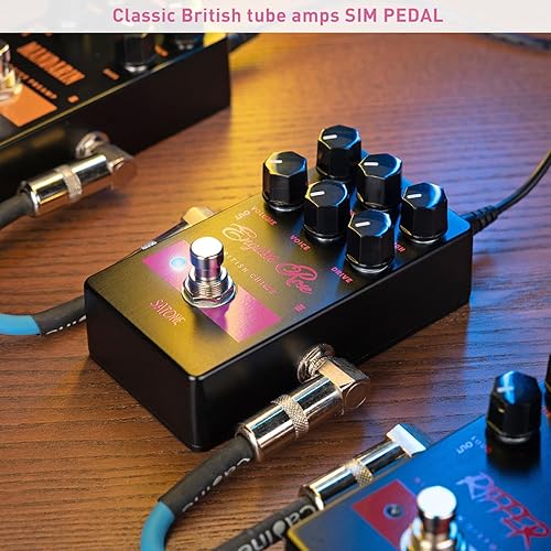 Miniatura 5 de Satone S812 English Rose British Chime Overdrive Pedal de efecto de guitarra eléctrica  Efecto de transformación de tono similar a la campana Pedal