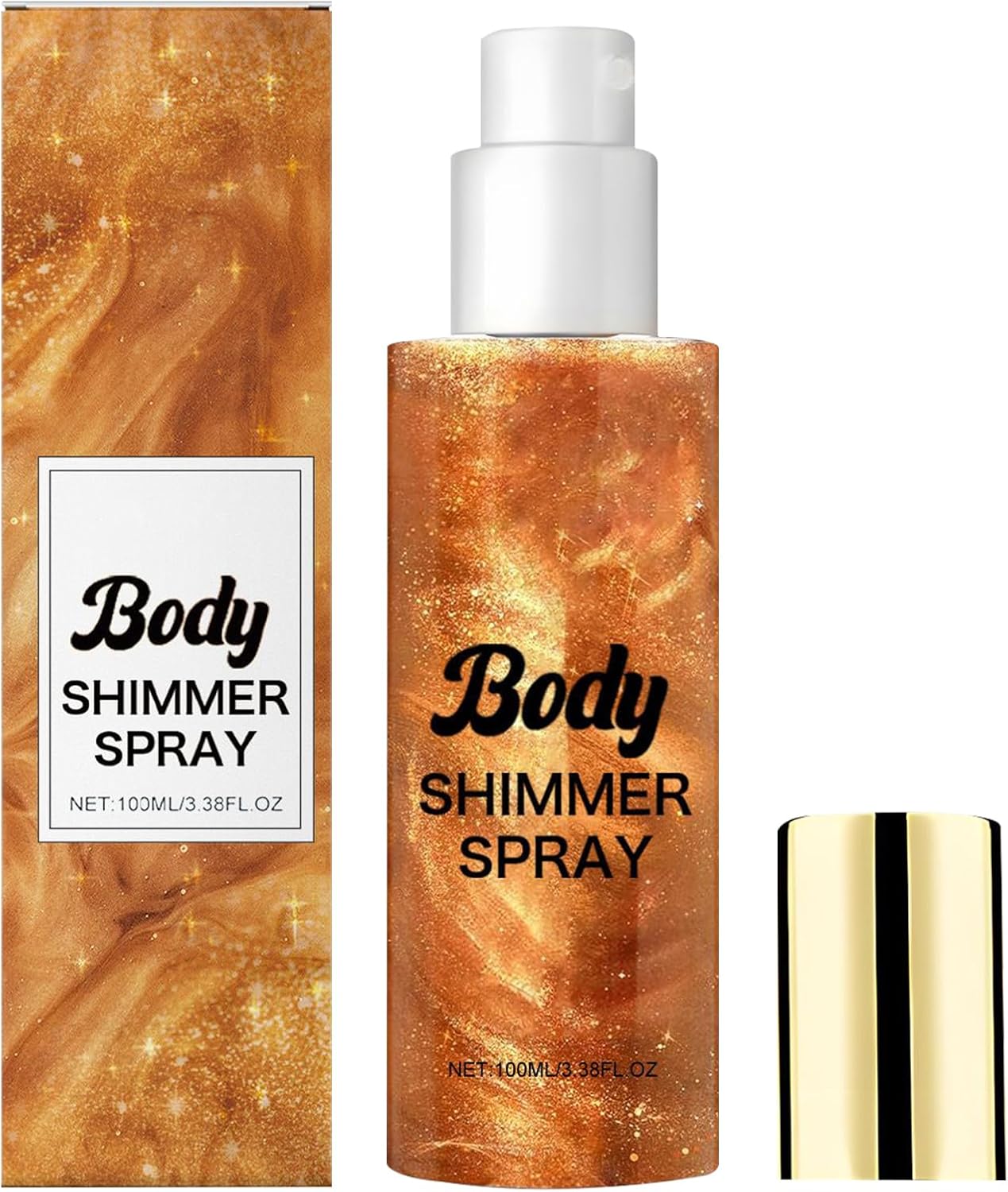 Mimoqk Body Shimmer, Bronze Shimmer Highlighter, Hydrating Illuminating Oil, Glow Enhancer, Facial and Skin Radiance, Festival Vacation Party Concert Travel More Mimoqk Body Shimmer, Bronze Shimmer Highlighter, Hydrating Illuminating Oil, Glow Enhancer, Facial and Skin Radiance, Festival Vacation Party Concert Travel More