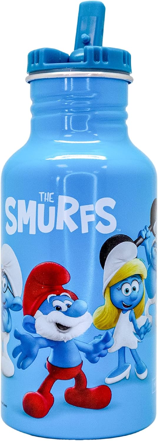 NERTHUS FIH 1157 Marine Kids Bottle, 500 ml, Ultra-Light Aluminium with Redesigned Cap, Comfortable, Practical