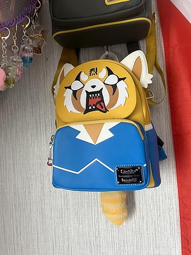 Loungefly Aggretsuko Retsuko Two Face Mini Backpack : Amazon.com.au:  Clothing, Shoes & Accessories