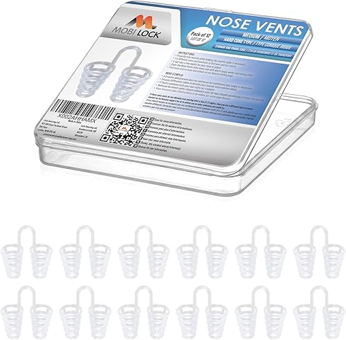 Miniatura 13 de Dilatador de alivio sinusal de ventilación nasal (paquete de 12 rejillas de ventilación de cono duro) - Una solución simple para ronquidos nasales