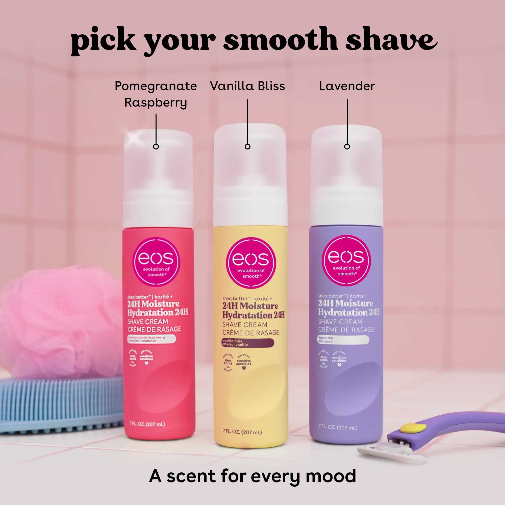 eos Lavender Shave Cream - 2 Pack for Smooth Skin -8