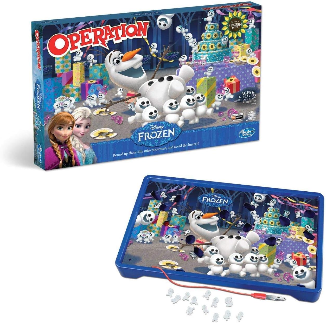 Hasbro Disney FROZEN Olaf Elsa Operation Board Game