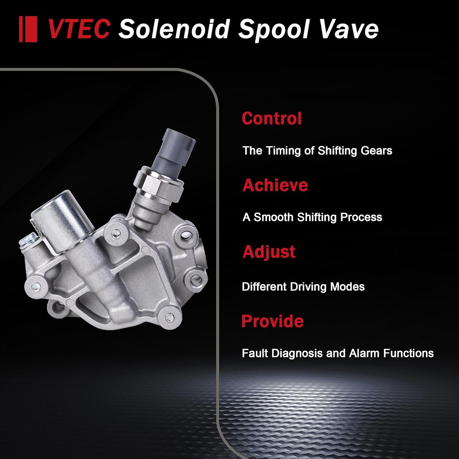 RLP VTEC Solenoid Engine Variable Valve Timing (VVT) Solenoid 918-078 Compatible with 2005-2007 Accord Hybrid 3.0L 2005-2007 Honda Odyssey 3.5L 2006-2008 Honda Pilot 3.5L Replaces 15810-RKB-J01