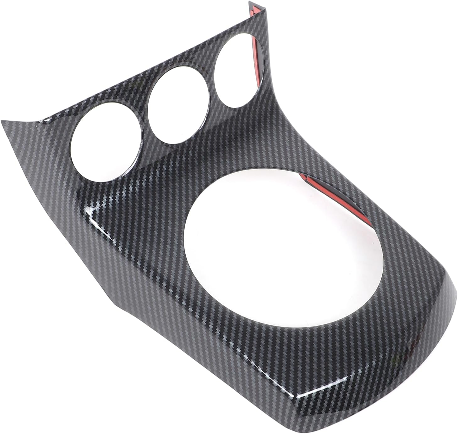 Daeiclru Gear Shift Panel Cover Trim Compatible with Nissan 350z 2003-2006, Automatic Transmission Gear Shifter AC Knob Panel Cover Trim Interior Accessories