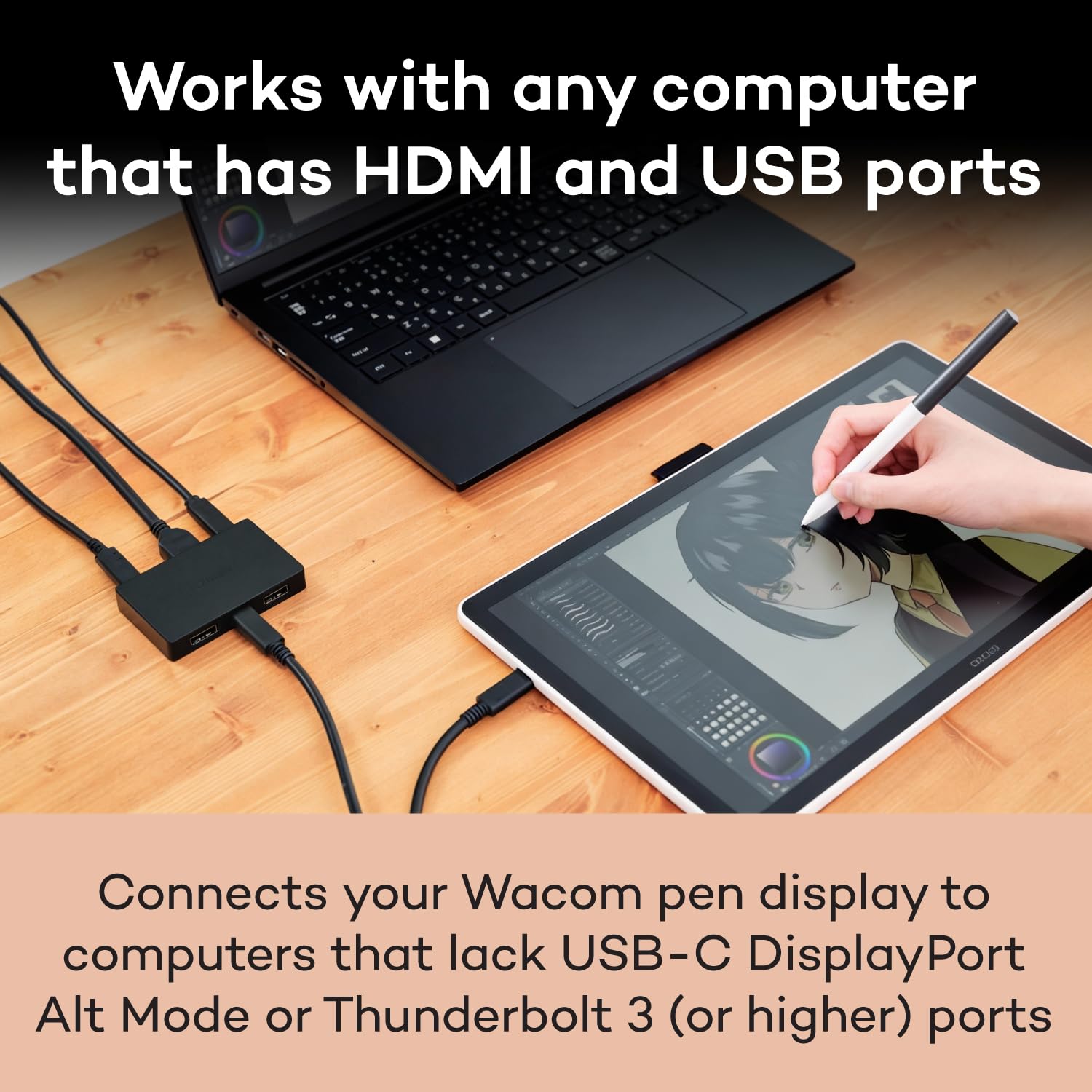 Amazon.com: Wacom Converter Kit, HDMI to USB-C Connection Solution