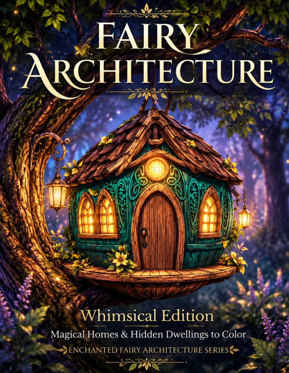 Fairy Architecture - Whimsical Edition: Magical Homes & Hidden Dwellings to Color (Enchanted Fairy Architecture)