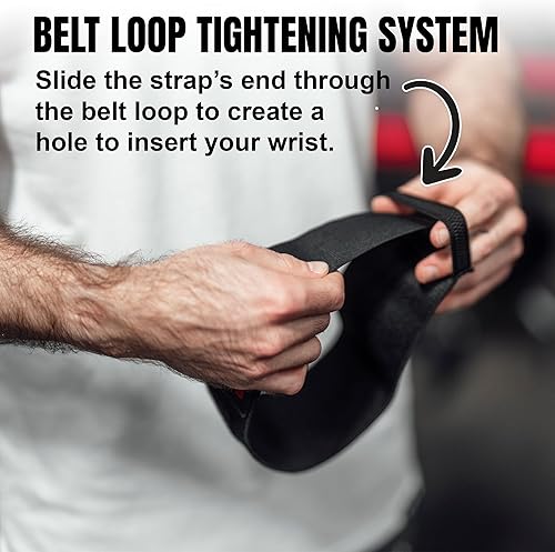 Miniatura 2 de Muñequeras TuffWraps de 16 pulgadas sin presillas para el pulgar, muñequeras de gimnasio de calidad para levantamiento de pesas, press de banca,