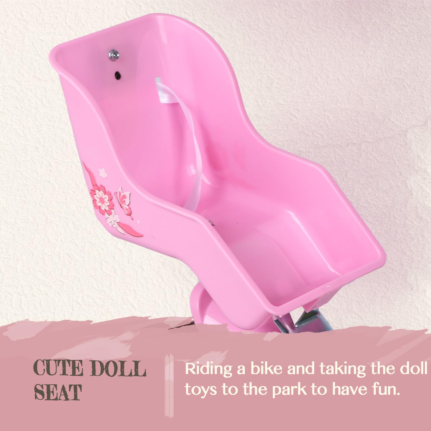 Glerc Bicicleta para niñas con diseño de Princesas, Bicicleta Infantil de 12, 14, 16, 18 y 20 Pulgadas para niños de 2 a 13 años, Asiento para muñecas, Cesta, ruedines y Soporte para Bicicleta