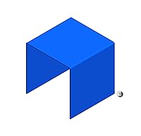 Vista 24 de FixtureDisplays® Seven Riser Combo de 2", 3", 4", 5", 6", 7", 8", cubo de 3 caras, pedestal de plexiglás negro Lucite, accesorios de exhibición