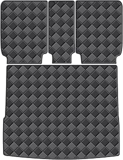 Cargo Mat & Backrest Mats for 2023 2024 2025 2026 BMW X1 Accessories, All Weather Waterproof Rear Cargo Liner Rear Trunk Liner Back Seat Cover Protector