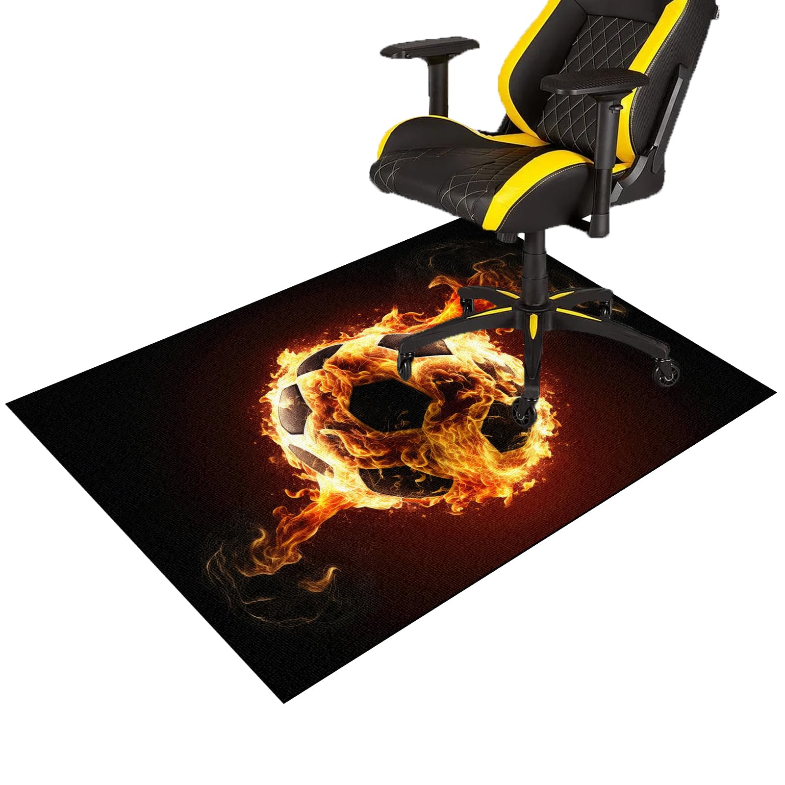 Gaming Chair Mat for Hardwood Floors Non-slip Computer Chair Mat Office Chair Mats for Carpeted Floor Low Pile Desk Chair Mat Gaming Rolling Chair Mat for Carpet Hard Floor Protector Mat 160 x 200 cm