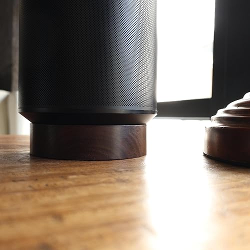 Miniatura 4 de Soporte de escritorio de madera para Sonos Era 100 Soporte de altavoz de escritorio - Sonos Era 100 Soporte para mesa, el soporte puede almacenar el