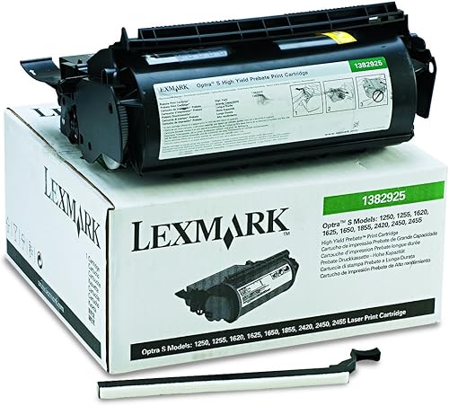 Lexmark Optra S 1382925 - Cartucho de impresión con programa de retorno de alto rendimiento, color negro