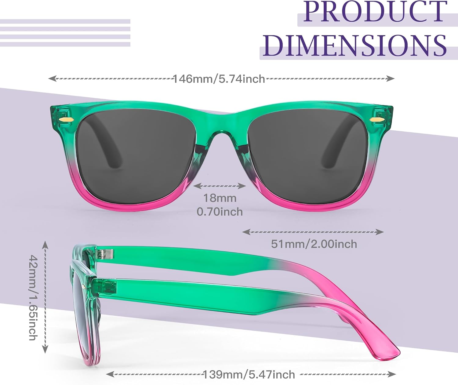 SIPHEW Polarized Sunglasses for Women & Men - UV400 Mirrored Beach Eyewear, Designer Unisex Fashion Sunglasses w/Medium Fit - Image 5