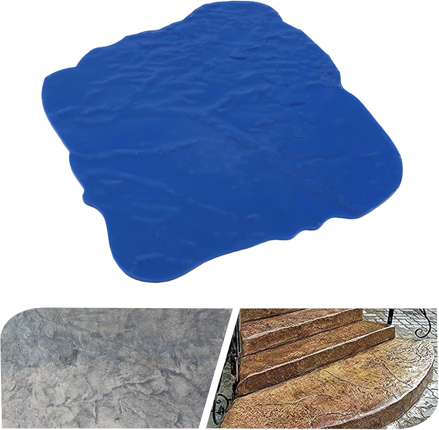 Concrete Stamping Mold,Seamless Concrete Slate Pattern,Concrete Slate Texture Forms,Imprinting Concrete,Decorative Patterns Available Floppy Mat,for Concrete,Cement Overlay 18" X 18"
