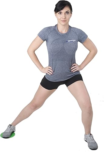 Miniatura 6 de Synergee Deslizadores de núcleo. Uso de doble cara en alfombras o pisos de madera dura. Equipo de ejercicio abdominal