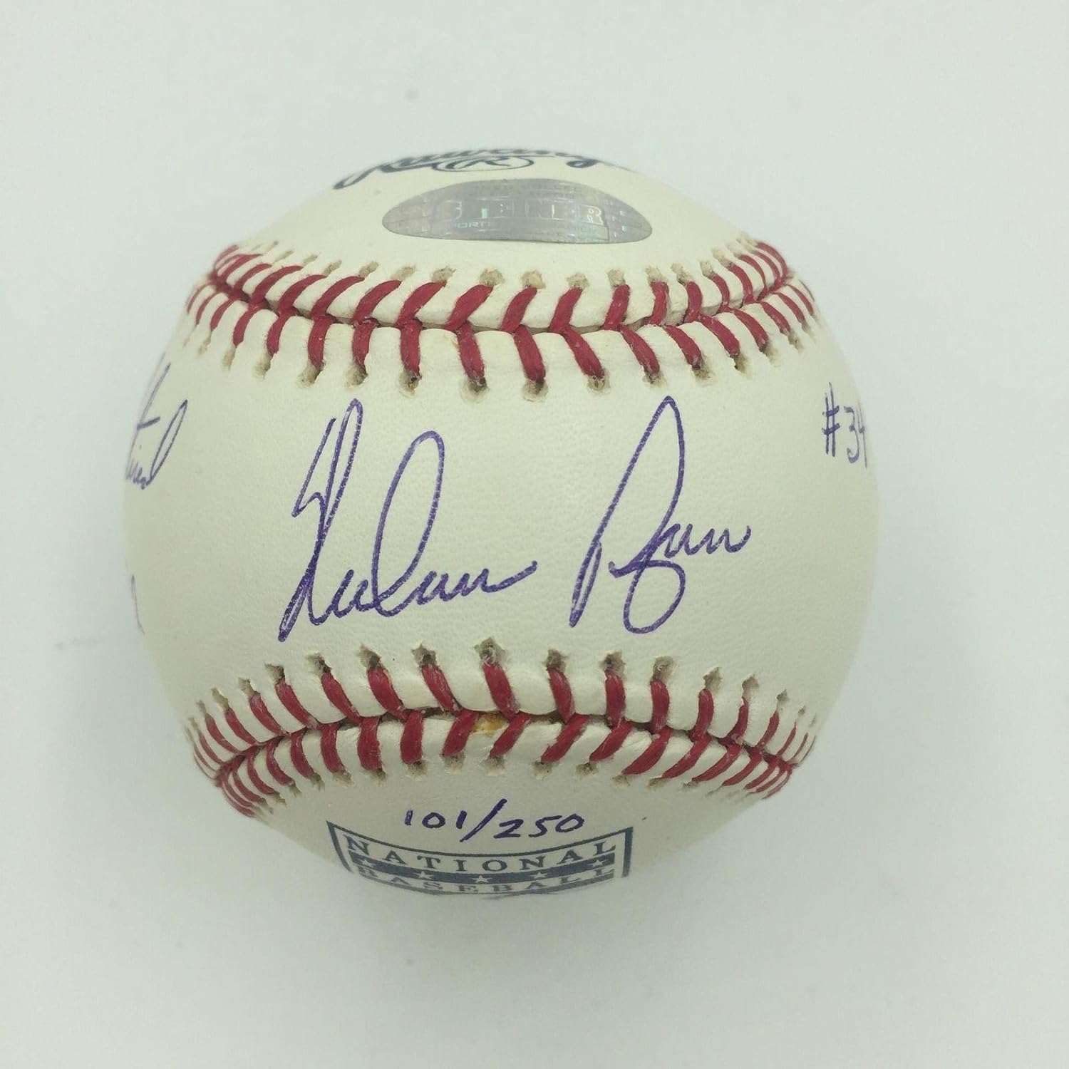 nolan ryan signed jersey