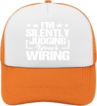 I'm Silently Judging Your Wiring Lids Hats for Womens Breathable Cap