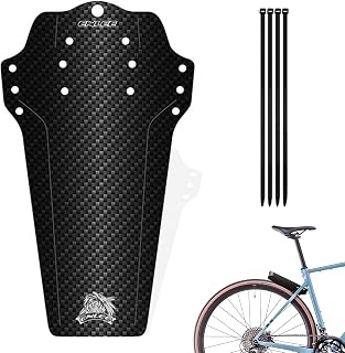 ENLEE 1PC Mountain Bike Fender - Lightweight Flexible MTB Mud Guard, Waterproof Heat-Resistant Bicycle Fenders, Universal Front and Rear 26", 27.5", 29" Plus Size and Fat Bike Wheel Sizes