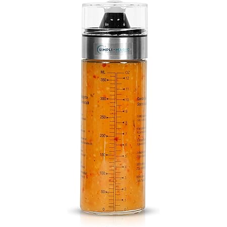 Simpli-Magic 79339 Salad Dressing Shaker, Large, Stainless