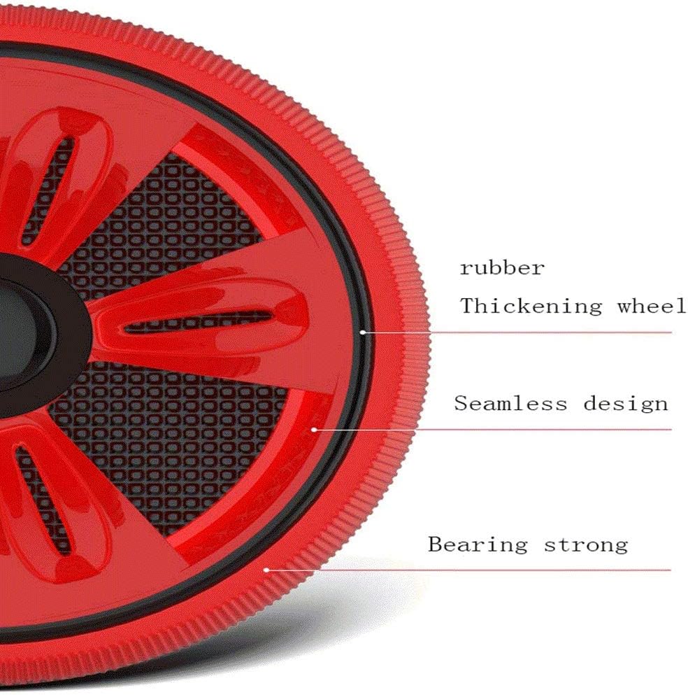 Abdominal Muscle Wheel-Abdominal Roller Wheel with Pad, Home Gym Toning and Core Tightening, Fitness Exercise Equipment