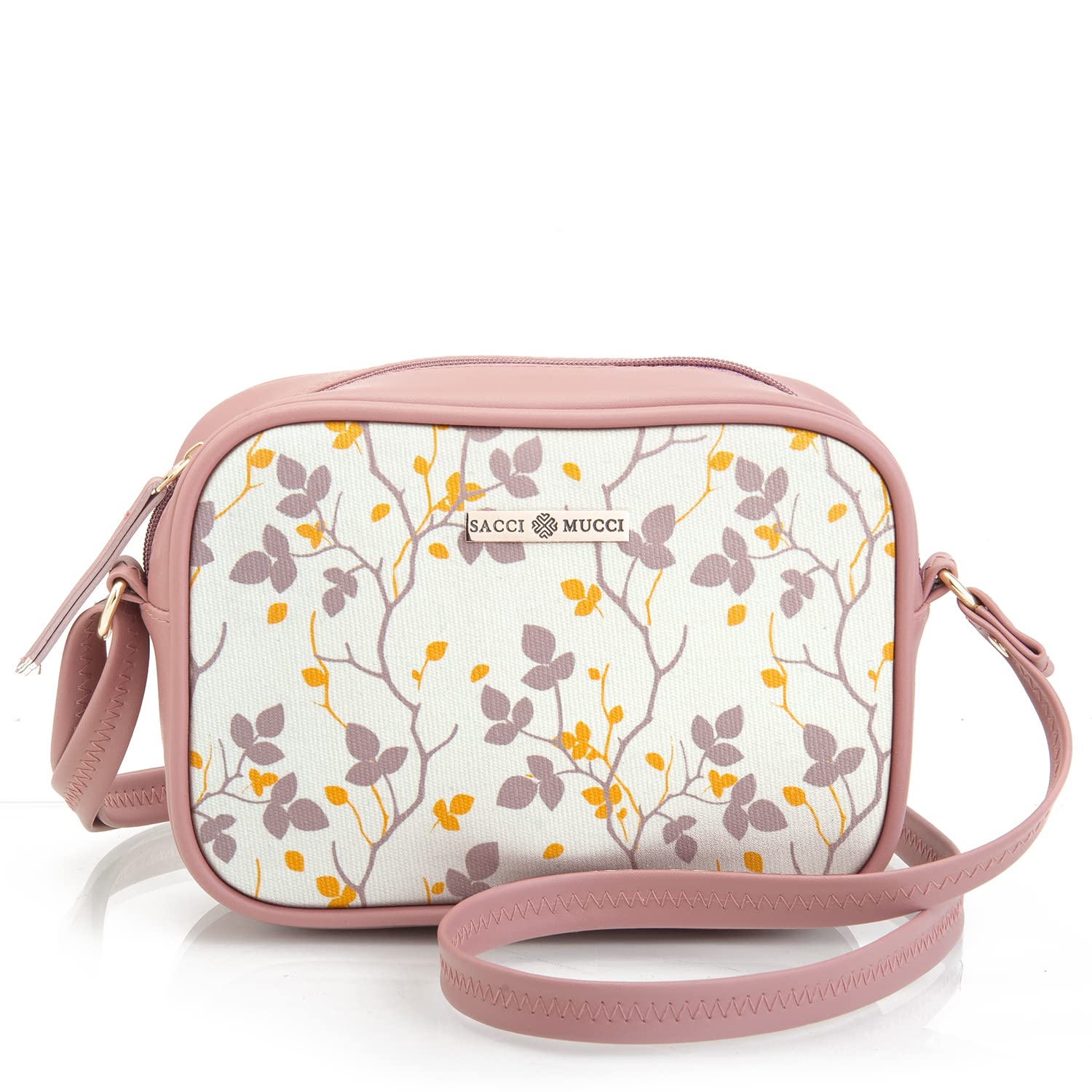 See full amazon price history chart for SACCI MUCCI Womens & Girls Sling Bag - Floral Tree Twig Design (Blush) SACCI MUCCI Womens & Girls Sling Bag - Floral Tree Twig Design (Blush) (B0BW9VNQZW) Amazon Price History, Amazon Price Tracker