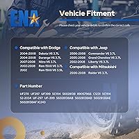 Vista 7 de ENA Juego de 6 bobinas de encendido compatibles con Dodge Jeep Mitsubishi Aspen Dakota Durango Ram 1500 Nitro Cherokee Commander Liberty Raider 3.7L