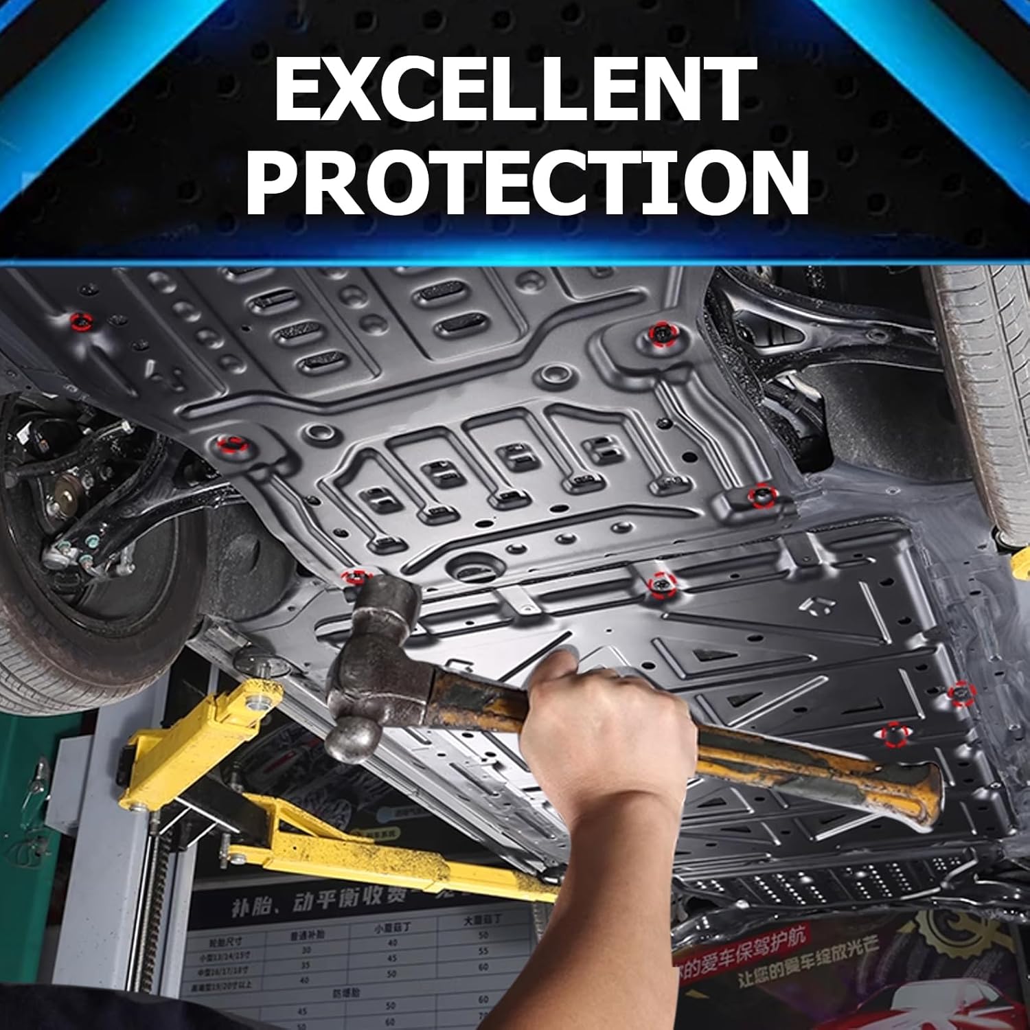 Front Engine Splash Shield Fit for Audi Q3 2013-2018 Engine Engine Case Guards Suitable for Q3 Under Engine Cover Mud Flaps Directly Replace Original