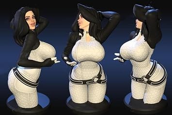 ZHANGJING 60mm Resin Model Sexy Girl Bust Figure Unassambled Unpainted RA-546