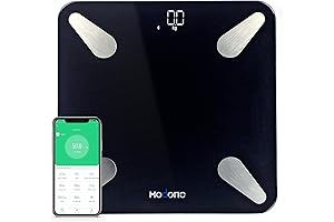 Professional Body Fat Scale - Precise Digital Smart Scale with 18 Body Composition Metrics
