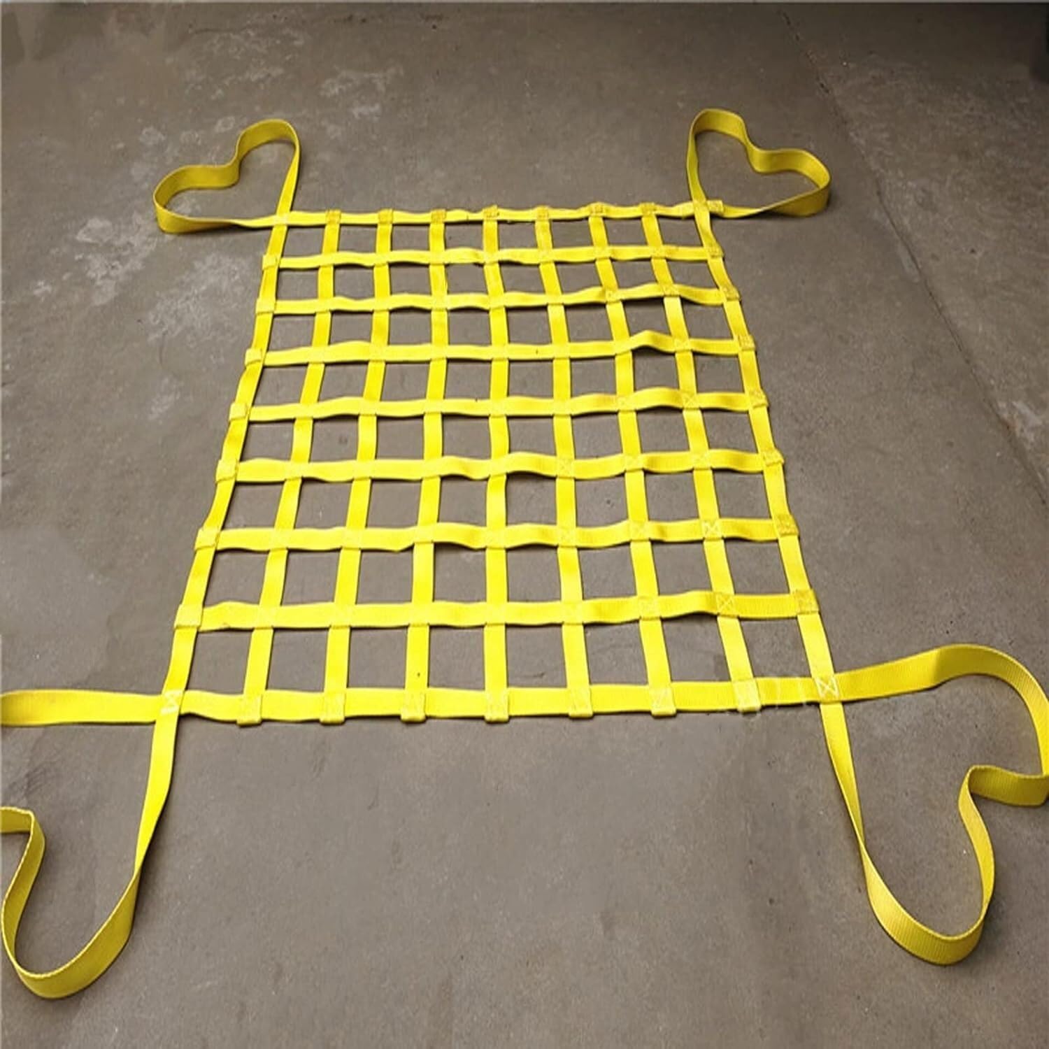 Handhabungsgurtnetze Hängendes Hebe-Frachtnetz Tragfähigkeit Hochleistungs-Motorrad-Bungee-Frachtnetz Kajak-Deck-Gepäcknetz Nylon-Schlingennetze (2 x 2 m/Masche 10 cm)