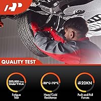 Vista 9 de A-Premium Kit de 4 Piezas de Extremos de Barra de Dirección Frontal Interior y Exterior, Compatible con Chevrolet Trailblazer, SSR, GMC Envoy XL