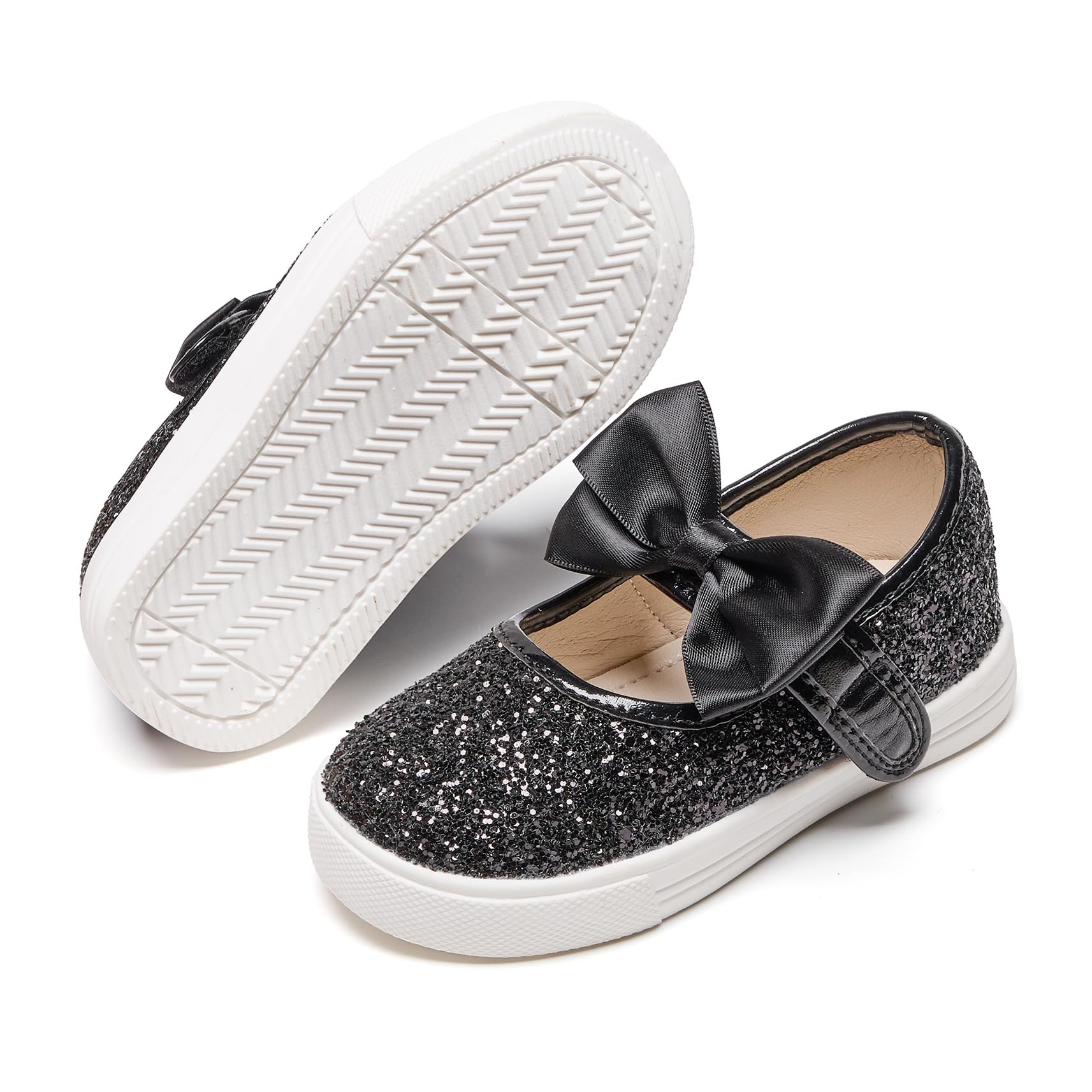 Felix & Flora Toddler/Little Kid Girls Running Shoes Glitter Sneakers Princess Fashion Casual Sports Shoes