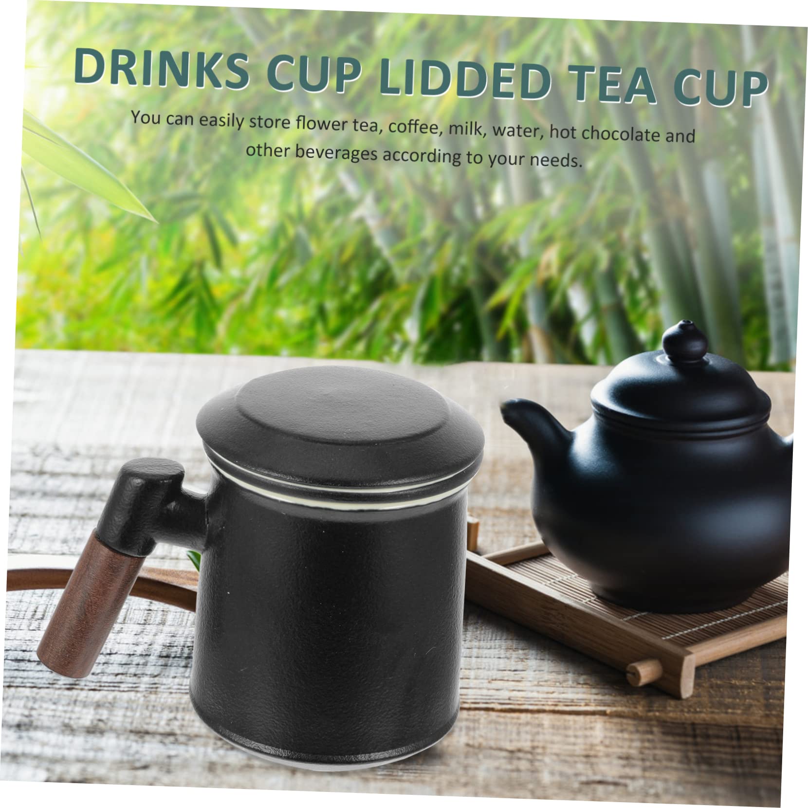 MAGICLULU Tasse À Thé Avec Couvercle Et Filtre Pour Thé Aux Fruits 400 Ml Facile À Nettoyer Résistante À La Chaleur