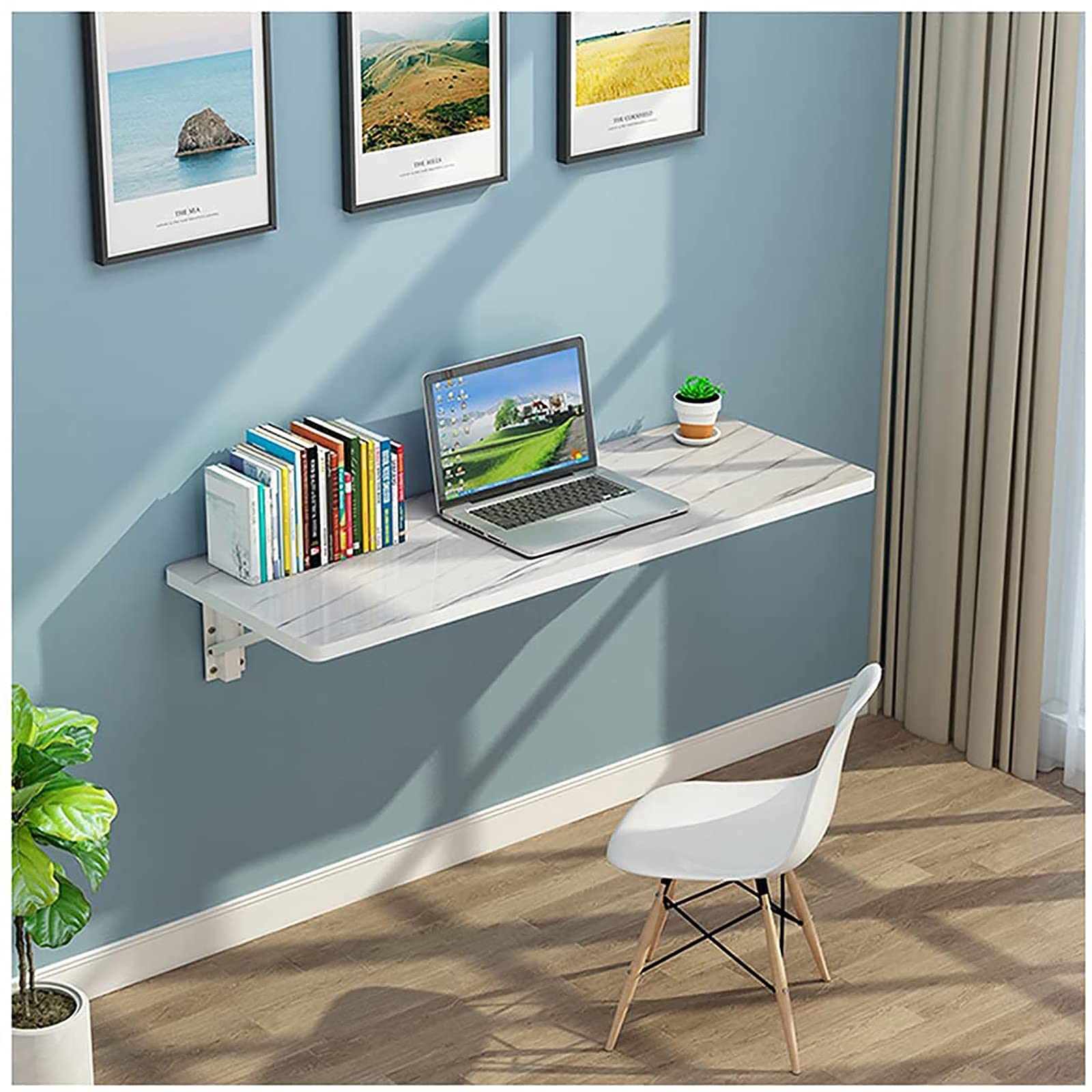 Table murale pliable cuisine chambre couloir table pliante murale