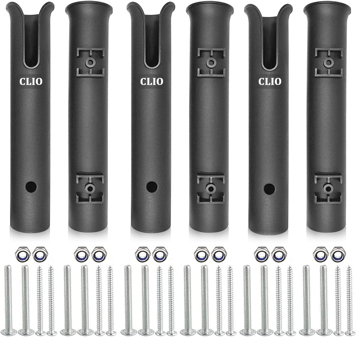 6 PCs Fishing Rod Holder Racks – Portable Fishing Pole Stand-Off Tube Rod Pole Holders Fish Bracket Support 6 PCs Fishing Rod Holder Racks – Portable Fishing Pole Stand-Off Tube Rod Pole Holders Fish Bracket Support