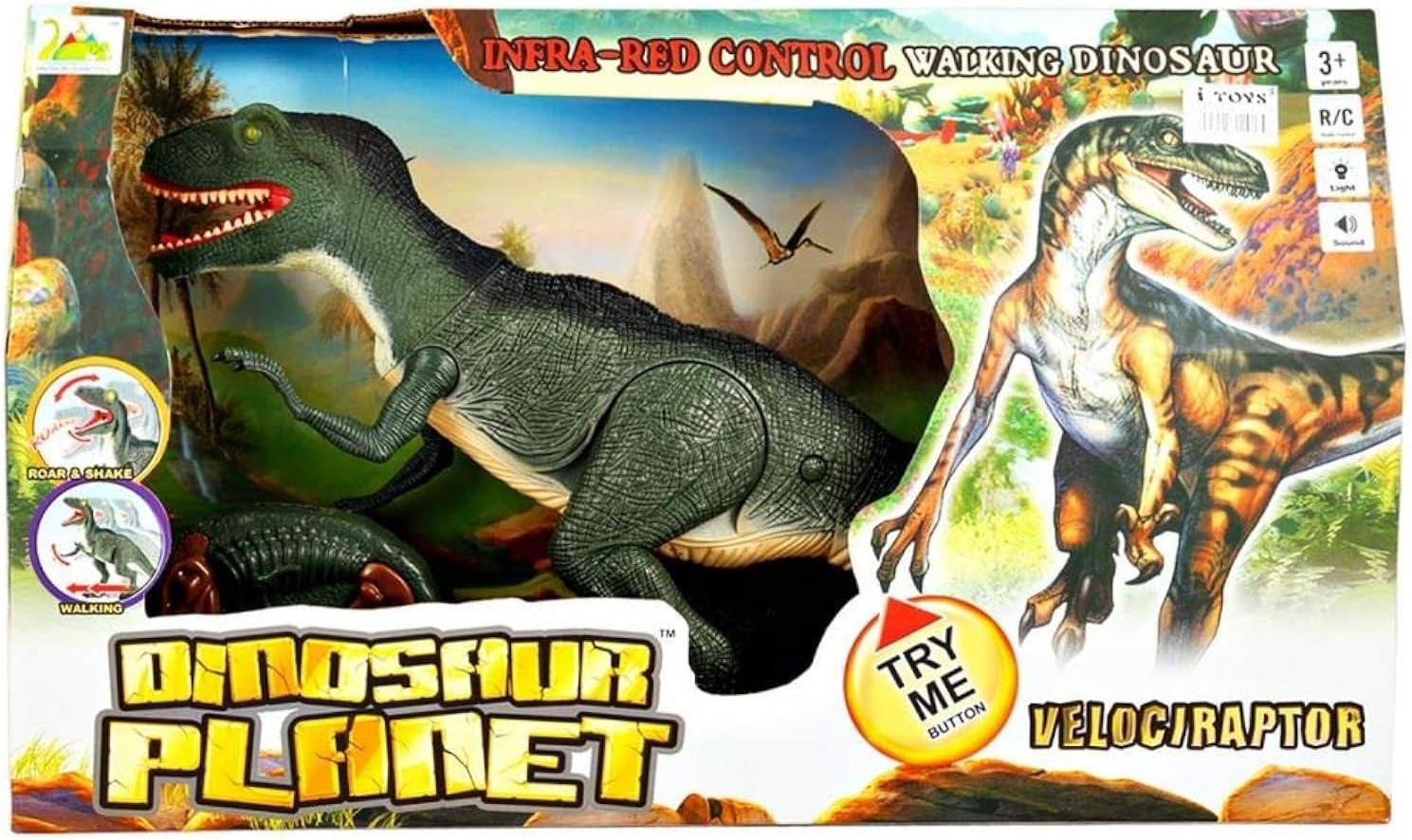 Dinosaur Planet RS6131/3/4 Walking Dinosaur Remote Control Toy