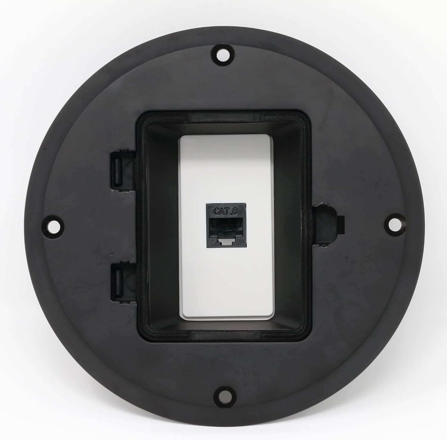 RiteAV 1 Gang 1 Port Cat6 Floor Box - Gold