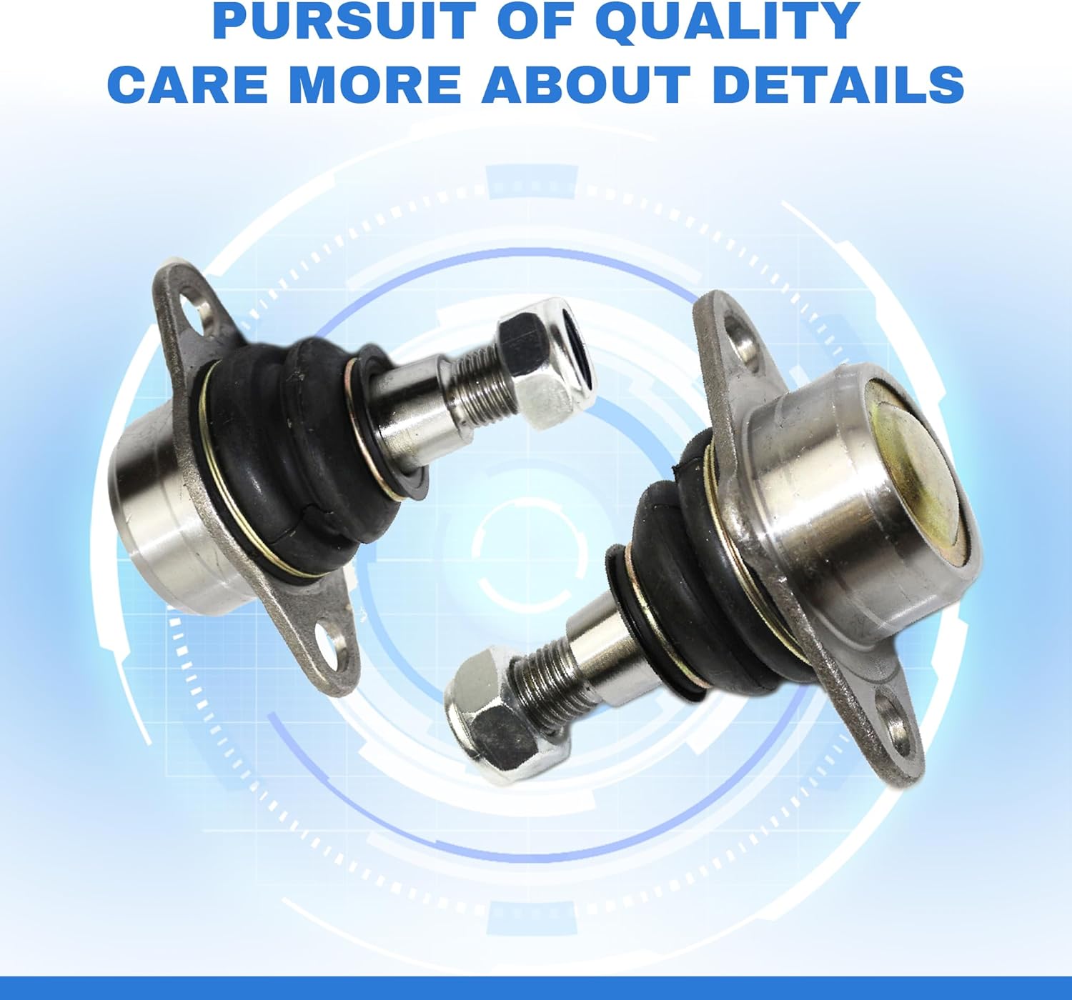 Front Lower Control Arm with Ball Joint, Sway Bar Link Front, Inner & Outer Tie Rod End Assembly Suspension Kit 10 Pcs Compatible With BMW E83 X3 Control Arm Kit