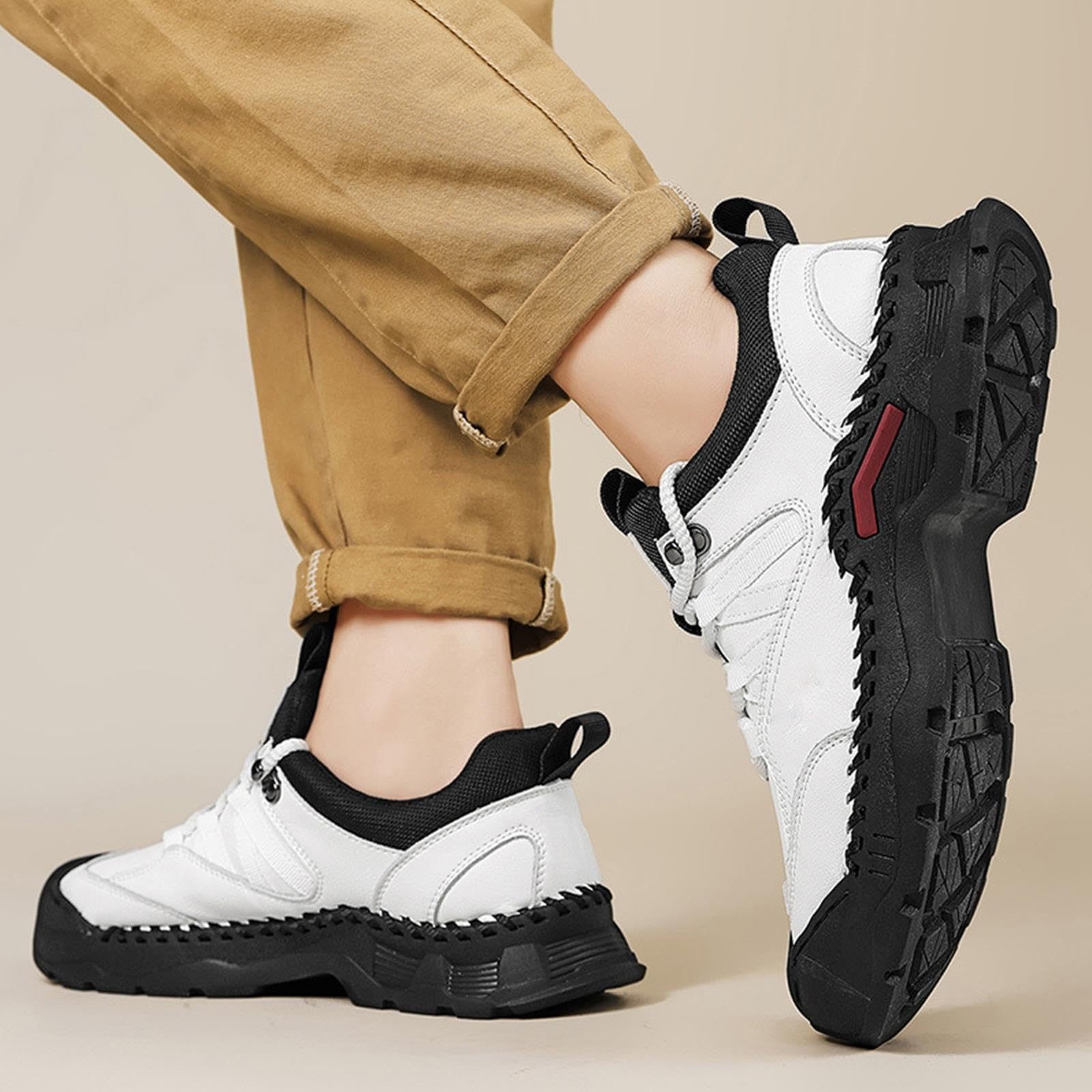 Baskets Décontractées Pour Hommes Chaussures De Randonnée À Lacets En Plein