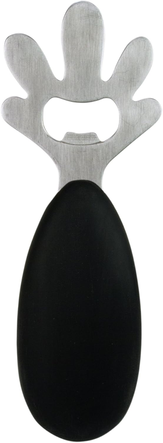 Contento 4028126204597 Cheers Hand Type Bottle Opener Black, One Size