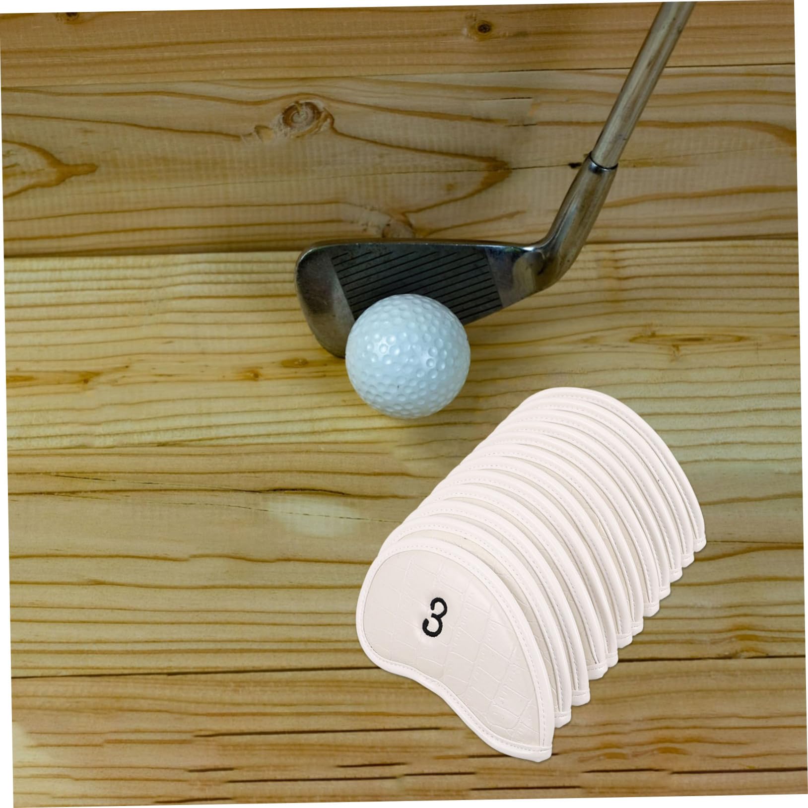 12 Piezas Fundas de Golf para Palos con Números Cubiertas de PVC Resistente para Driver de Fairway y Putter Protección Duradera y Organización para Clubes de Golf
