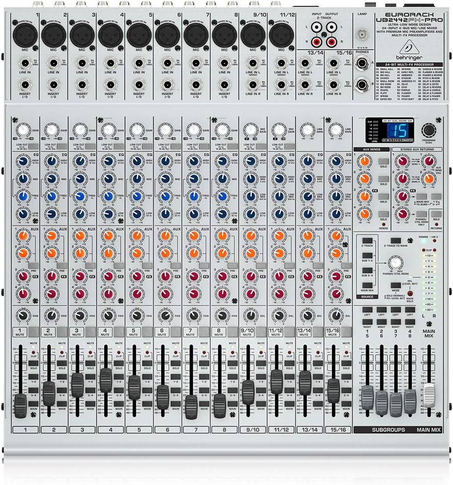 Behringer EURORACK UB2442FXPRO UltraLow Noise Design 24
