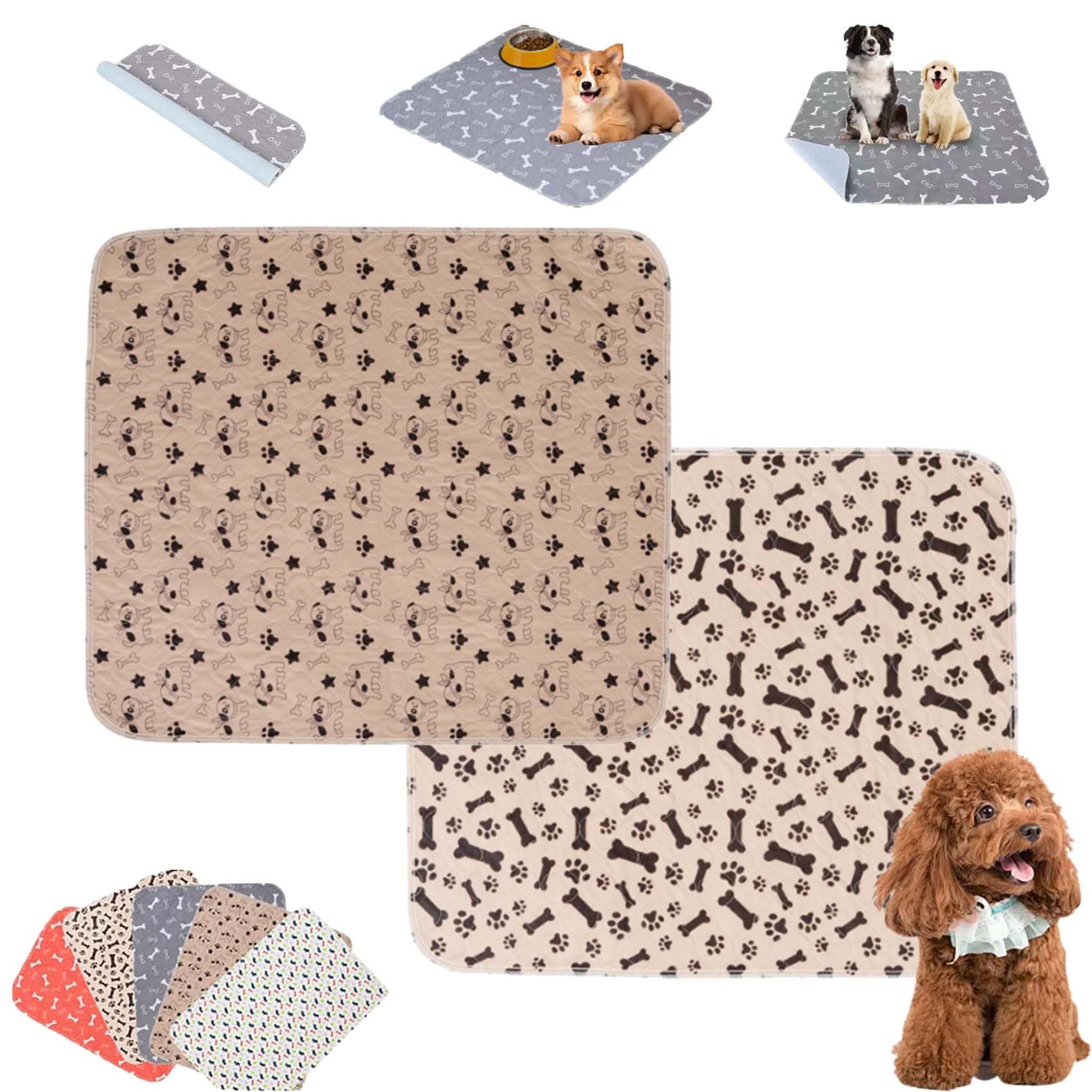 Wuffaro PIPI Matte Mit Pheromone, 2026 Wuffaroo PIPI Matte, Waschbare Und Wiederverwendbare Urinierunterlagen FüR Hunde Und Katzen, FüR Alle Hundearten (Braun A+Braun B,S-40 * 60 cm)