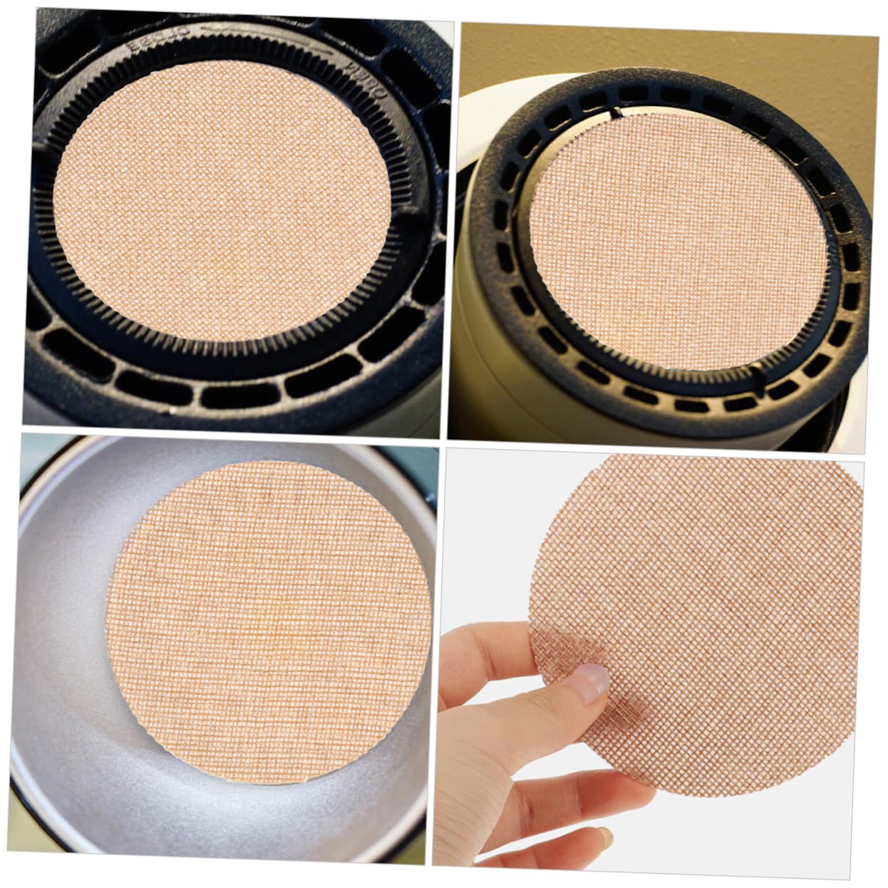 ARTIBETTER Spotlight Shading Lamp Shade Kit Round Light Fixtures Shade Warm Lamp Light Diffuser for Ceiling Fan