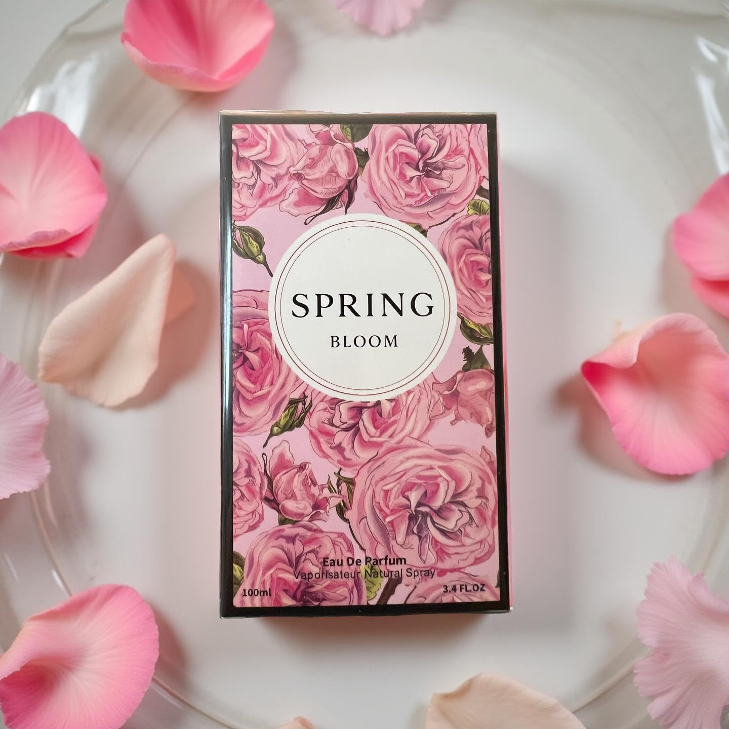 SPRING BLOOM Eau de Parfum, Floral Jasmine and Tuberose Fragrance, Natural Spray, Pink Rose Design, 3.4 Fl Oz - Image 6