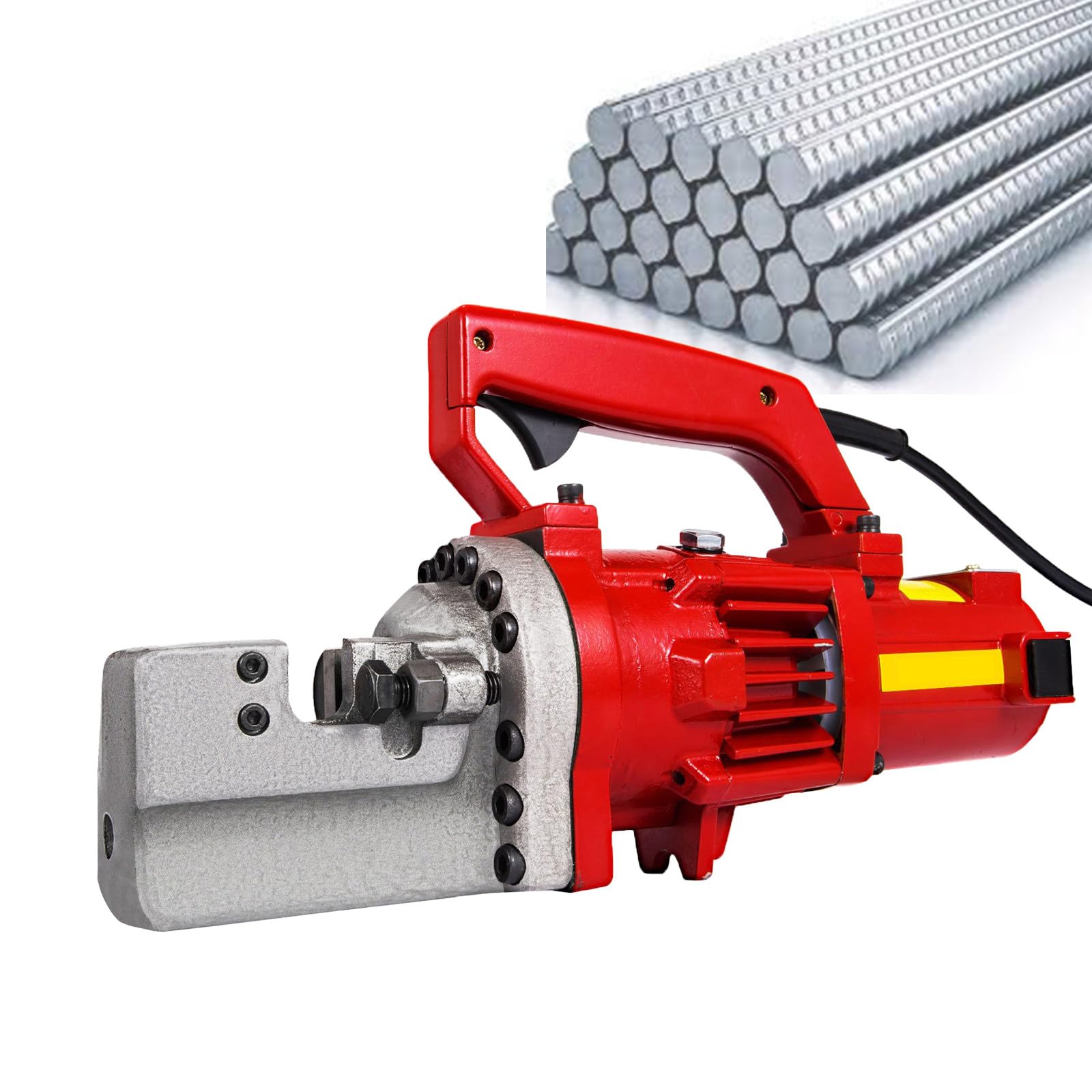 GYKOZY Electric Hydraulic Rebar Cutters,4-20Mm Cutting Diameters,Quick 3S Cut,Handheld Machine With Storage Box And Adjustment Wrench,1250W
