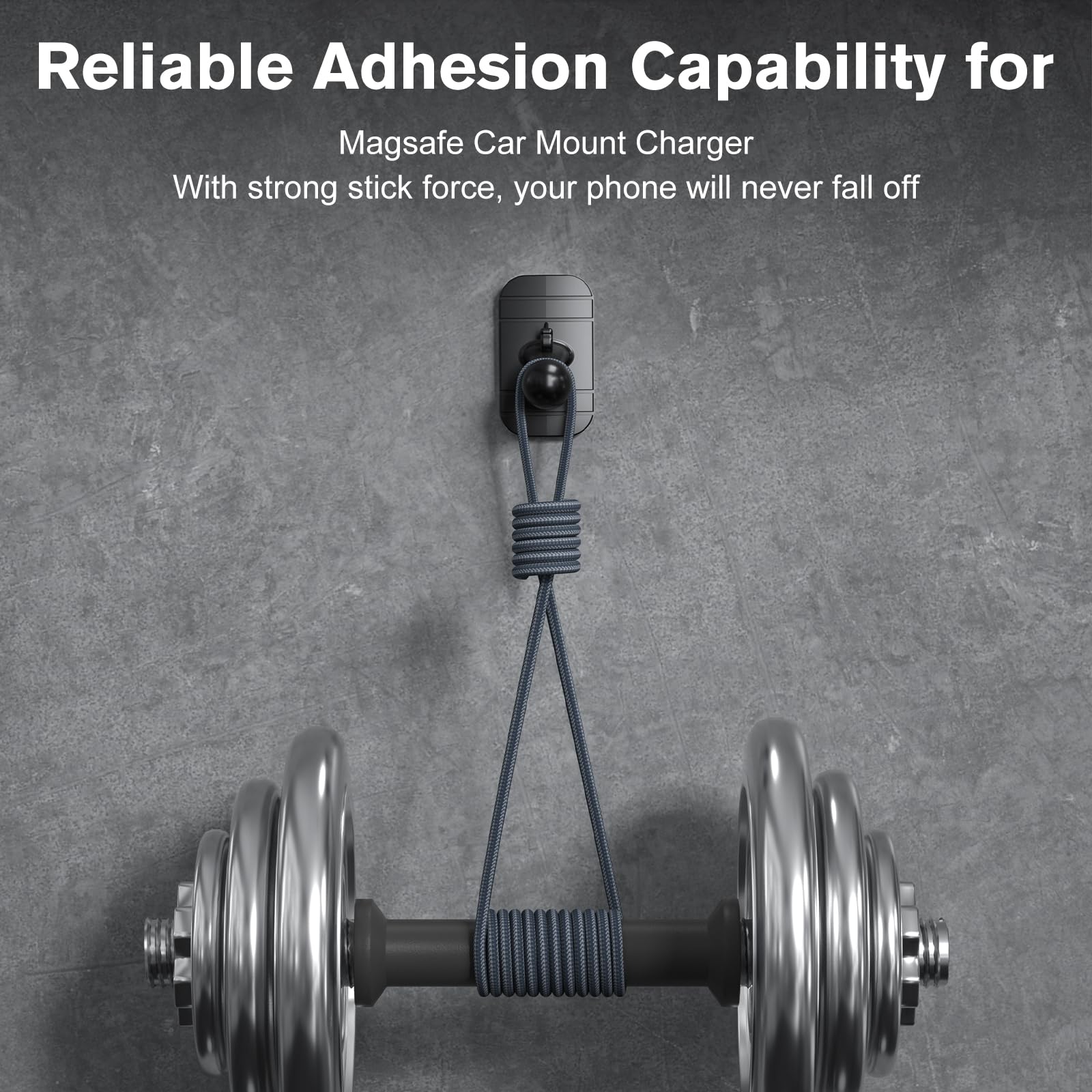 MOKPR For Magsafe Car Mount Charger-15W Wireless Car Charger-Magnetic Car Phone