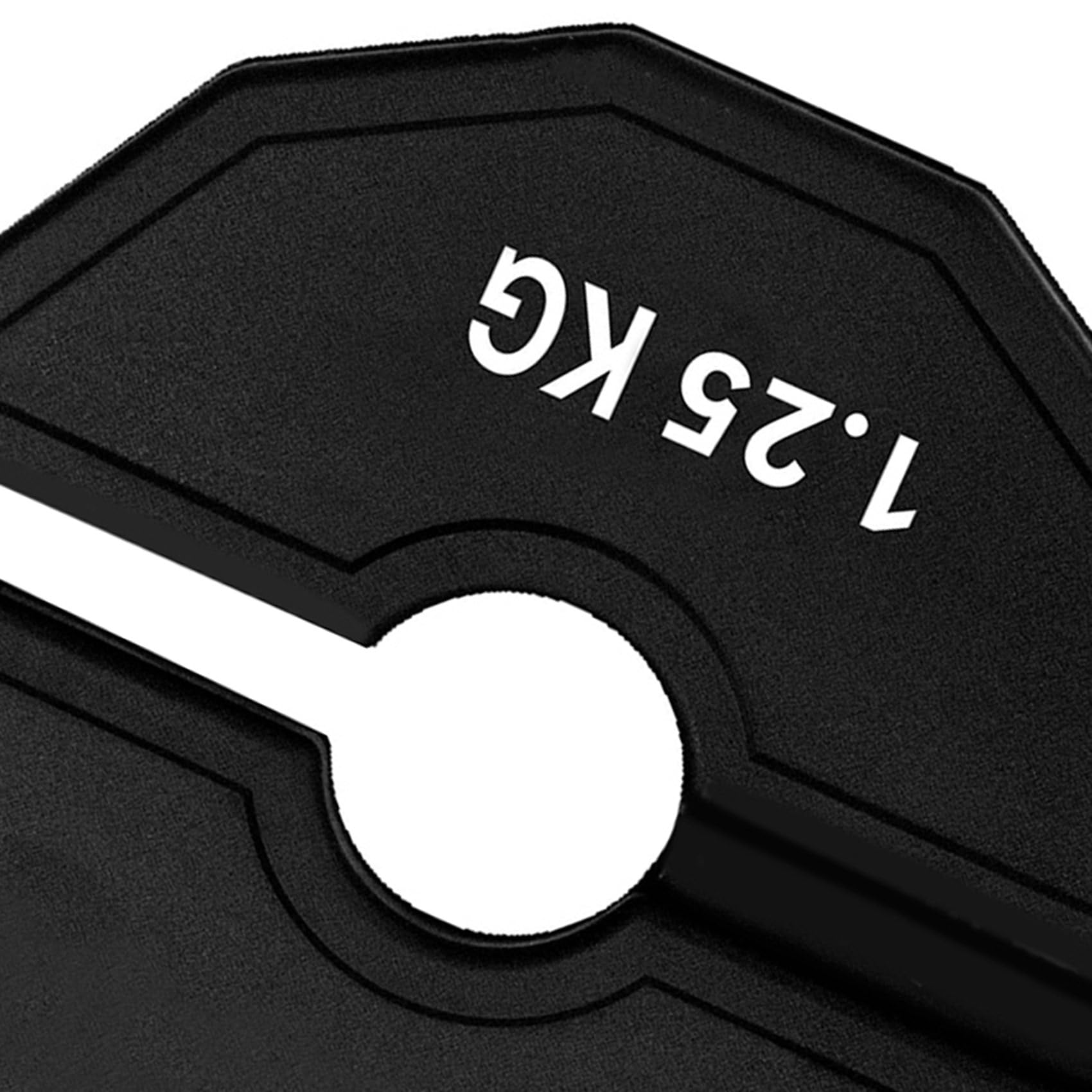 4X Gym Micro-Plates Hantle Frakcyjne Talerze Ciężarków Gumowe Talerze Ciężarków Frakcyjne Talerze Ciężarków Dodatek Zmień Czarny 1.25kg